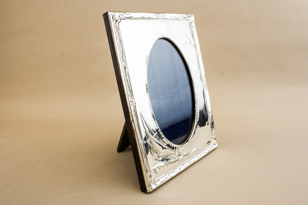 Silver photo frame