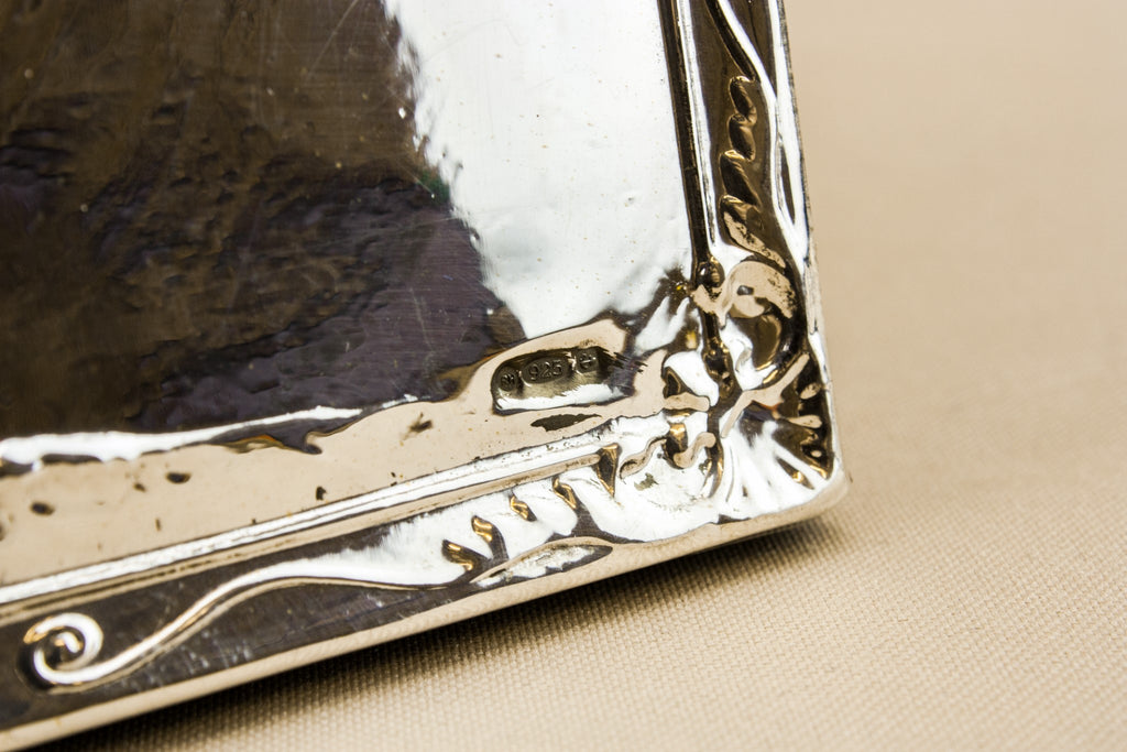 Silver photo frame