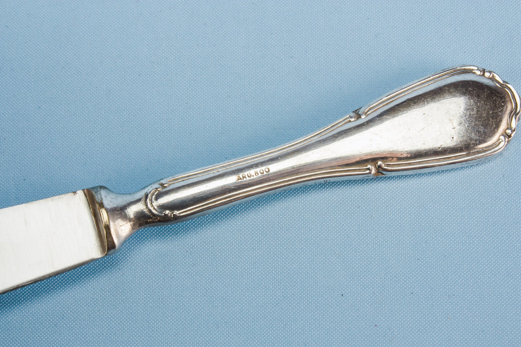 10 silver dinner knives