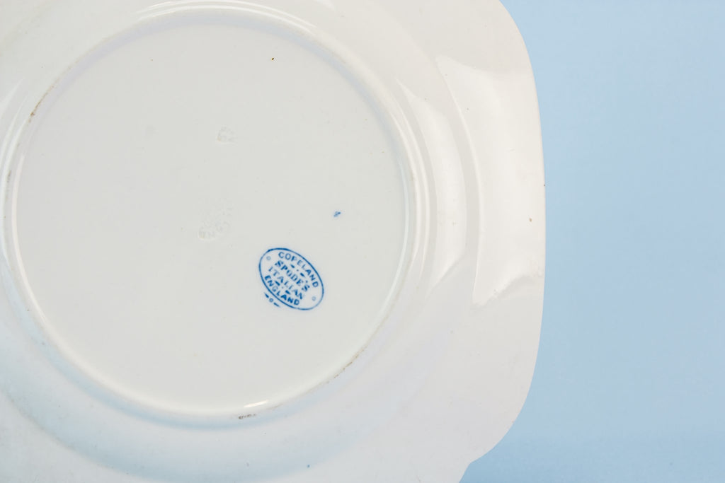 Blue and white serving dish