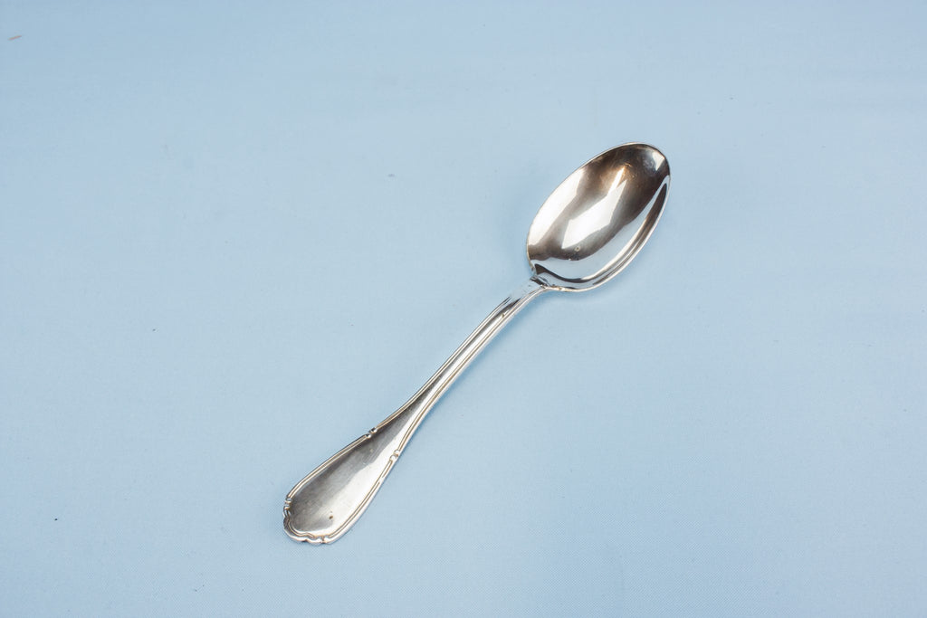 10 silver plated metal spoons