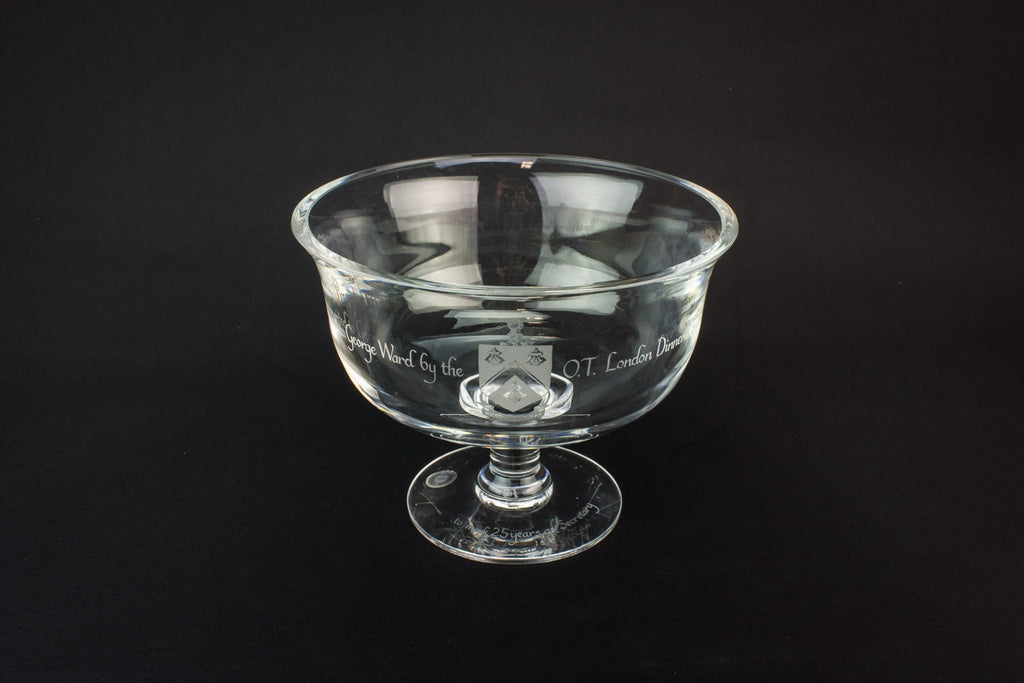 Dartington glass bowl