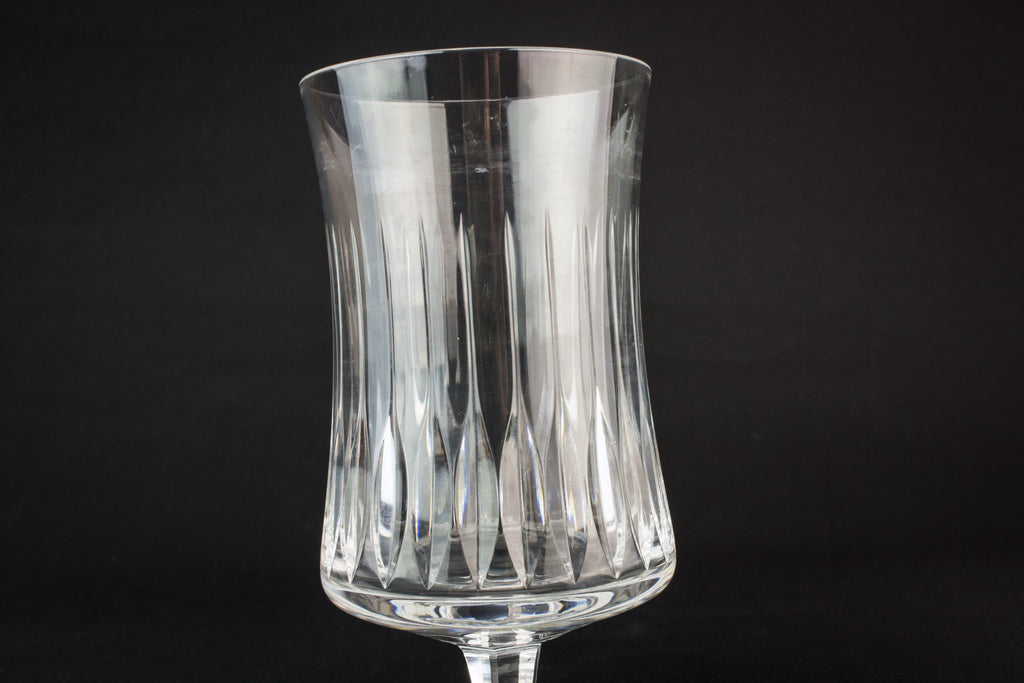 Goblet shaped glass vase