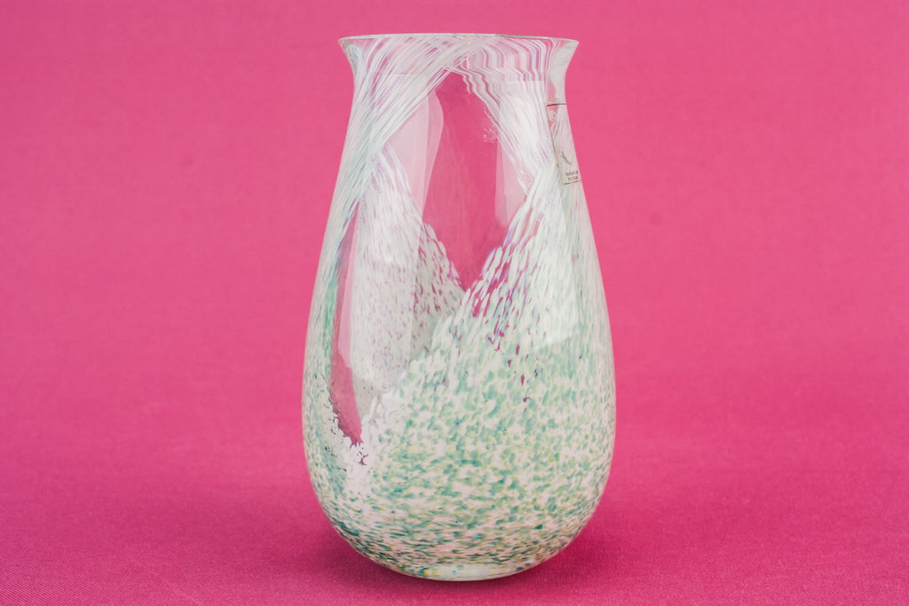 Small glass vase