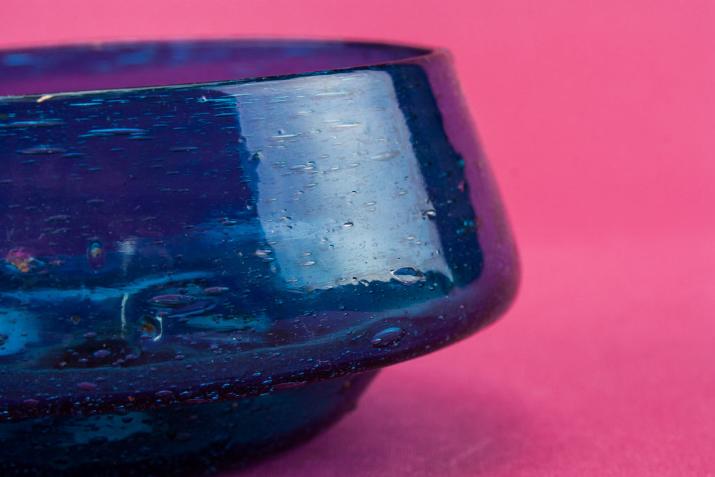 Modernist glass bowl