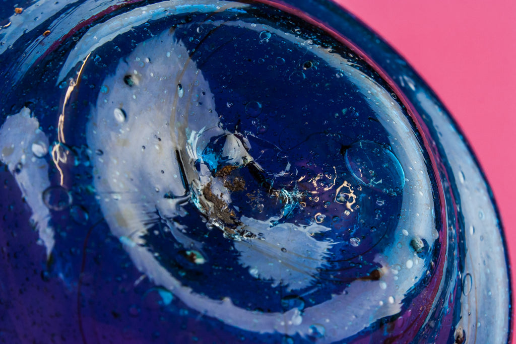 Modernist glass bowl