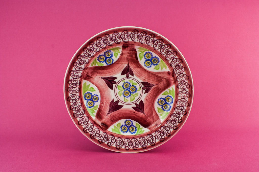 Retro pottery serving dish