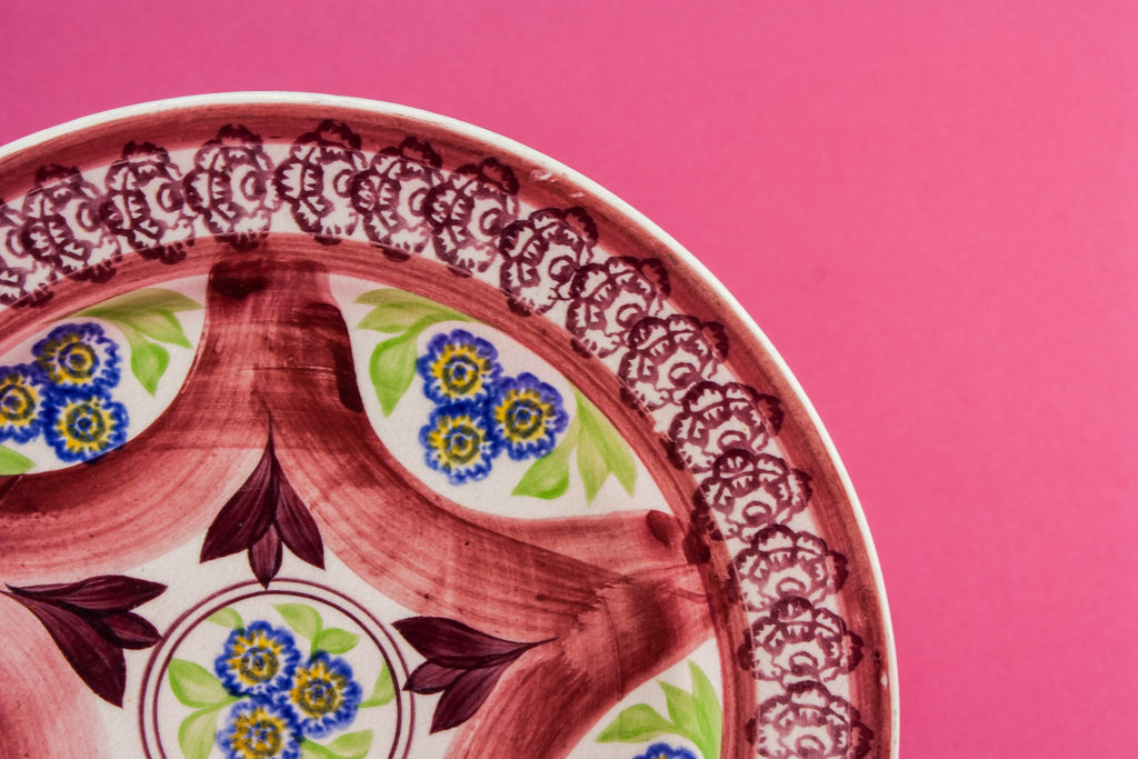 Retro pottery serving dish