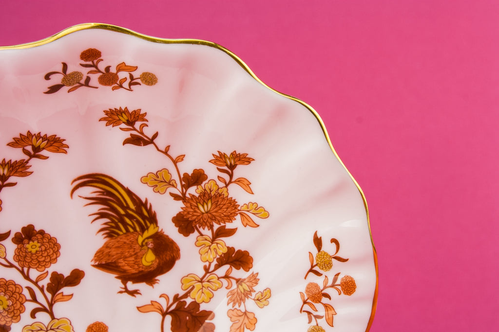 Retro bone china serving dish