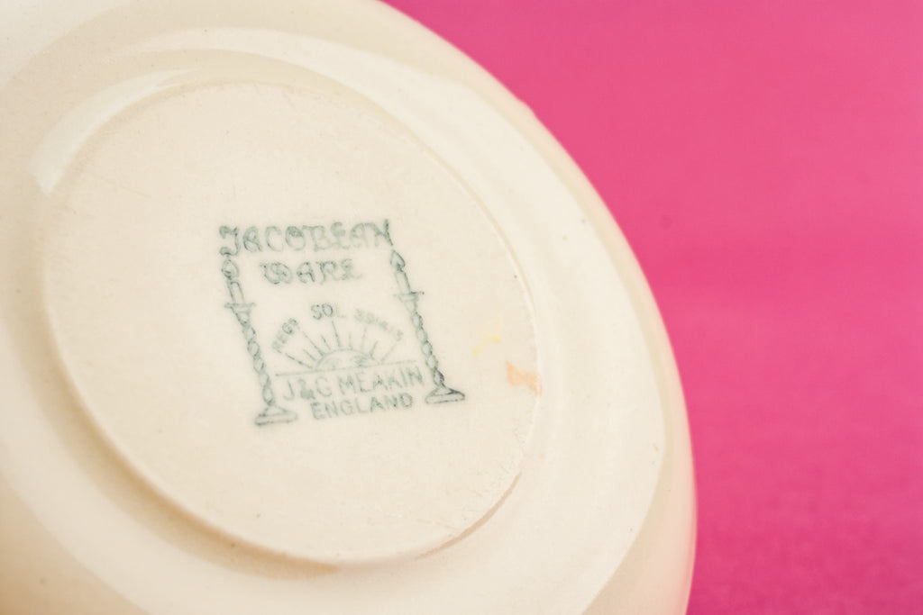 Cream pottery coffee cup