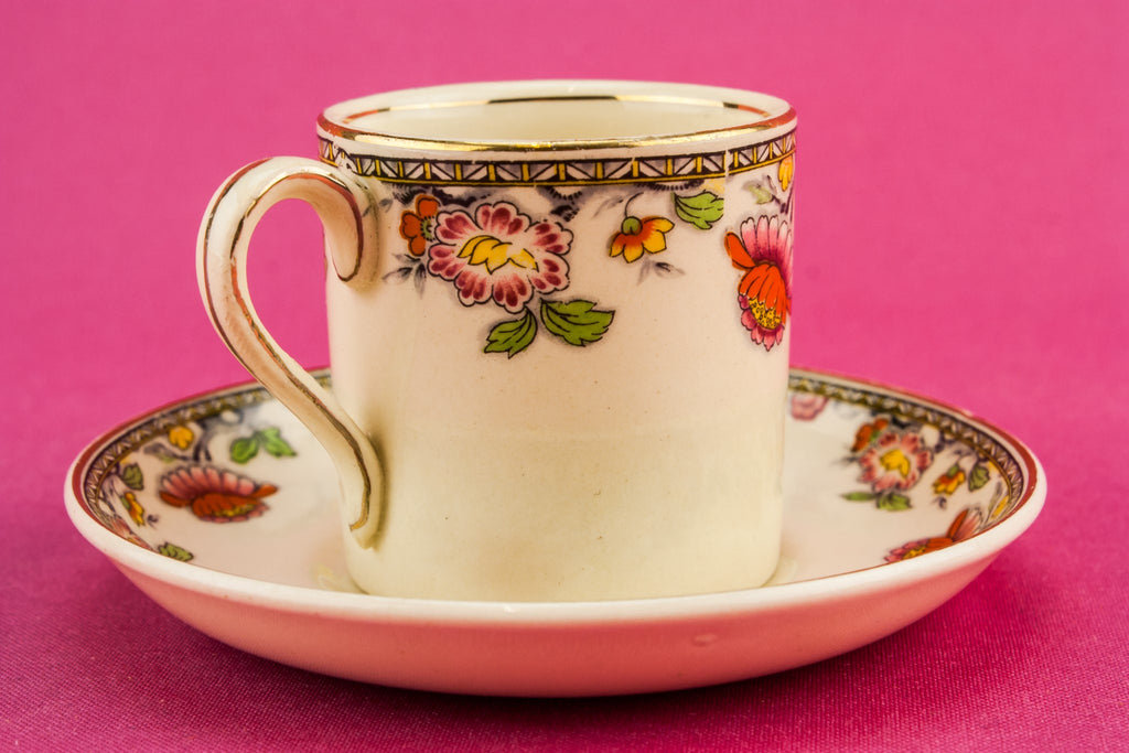 Traditional pottery coffee cup