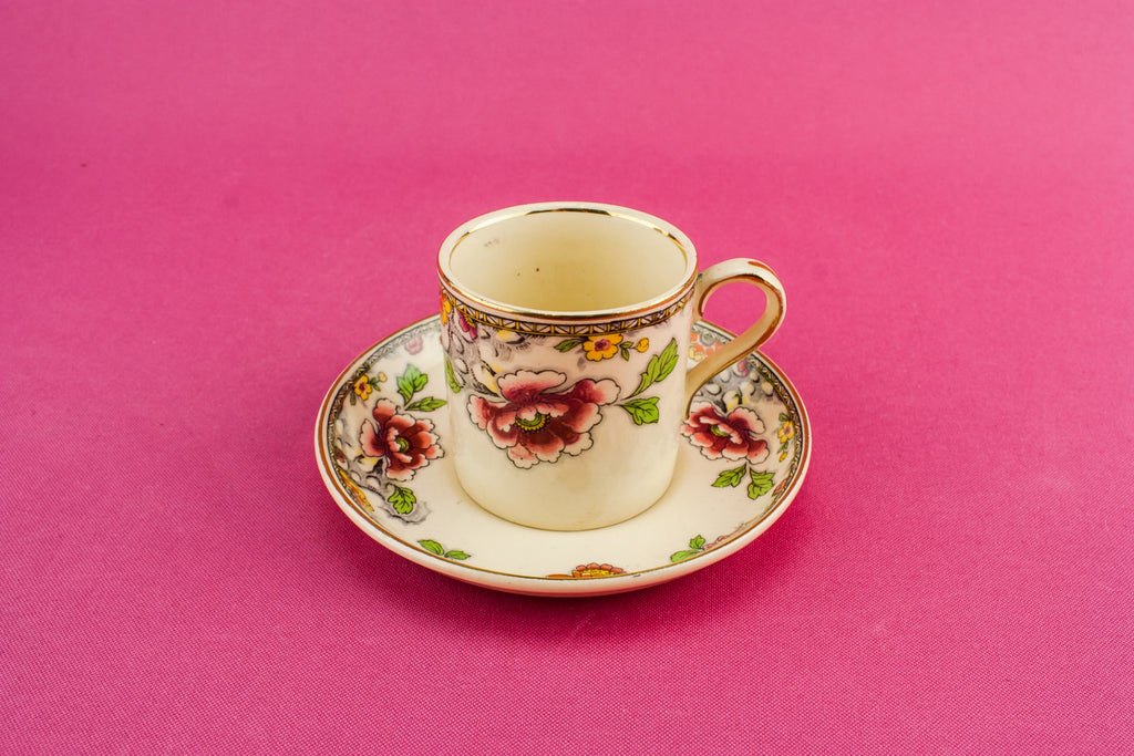 Cream pottery coffee cup
