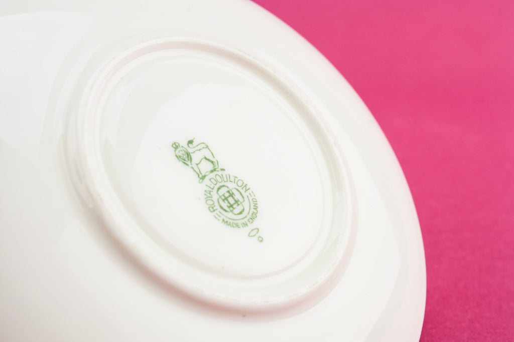 Floral bone china coffee cup