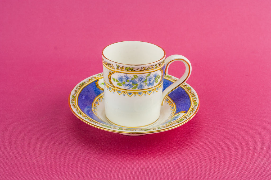 Bone china Art Deco coffee cup