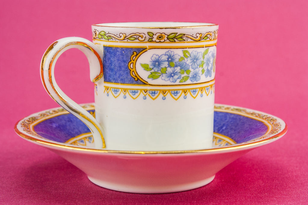 Bone china Art Deco coffee cup