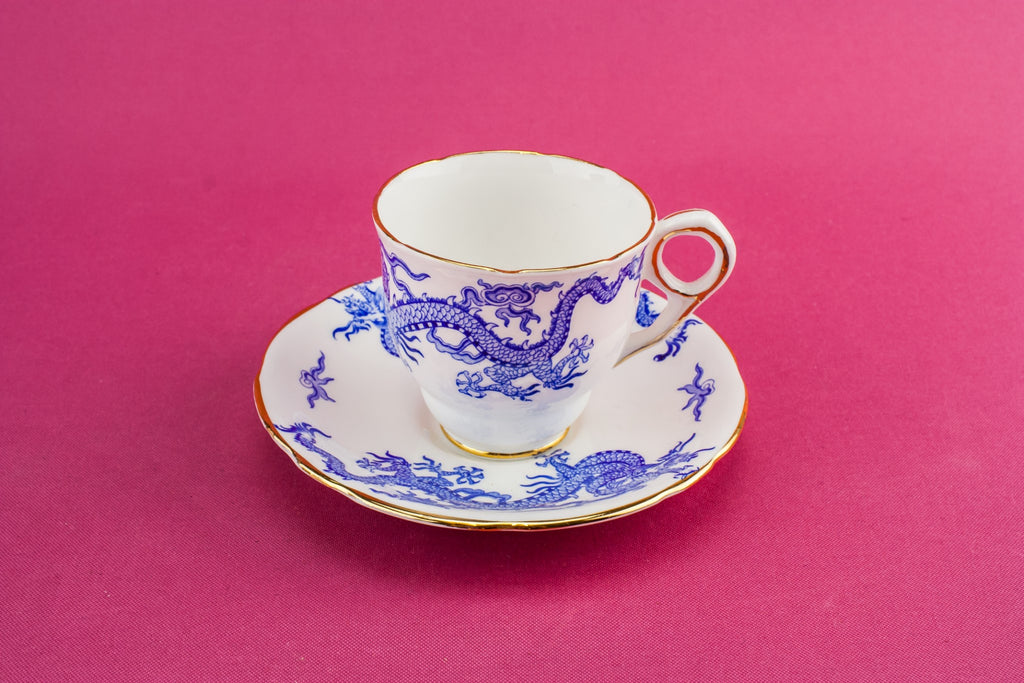Dragon bone china coffee cup