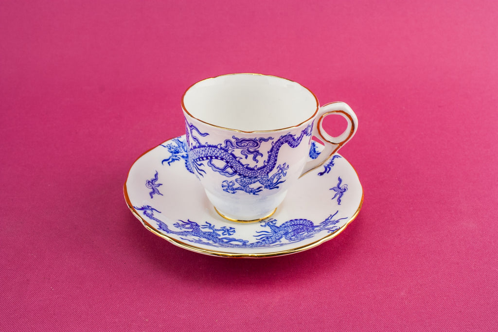 Dragon bone china coffee cup