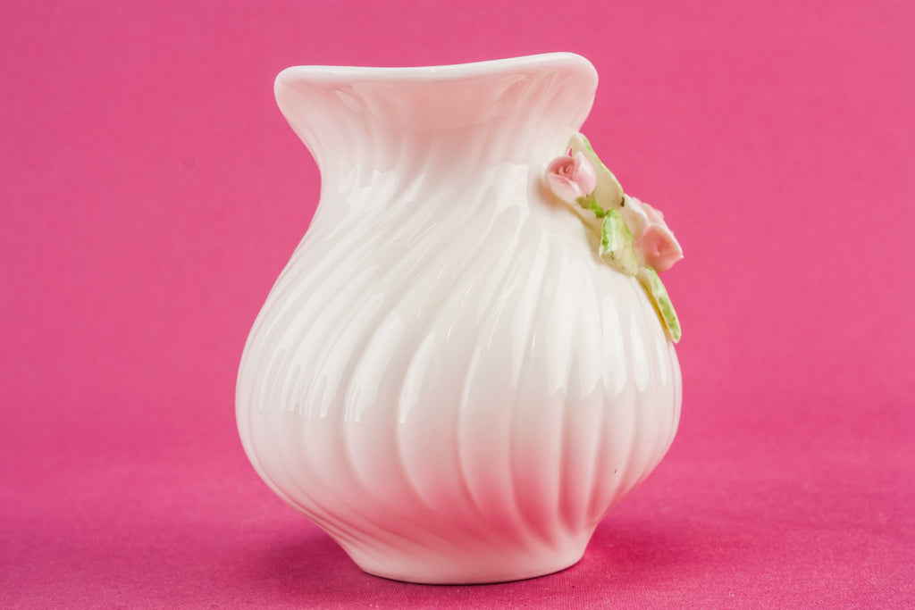 White pottery creamer