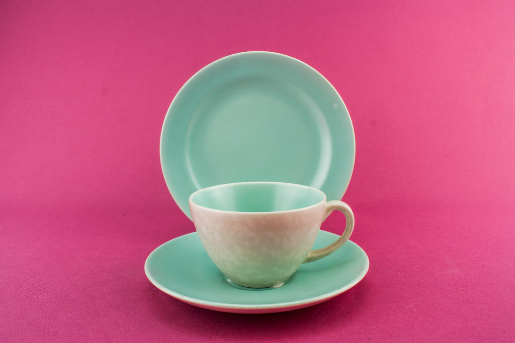 Green Poole tea set
