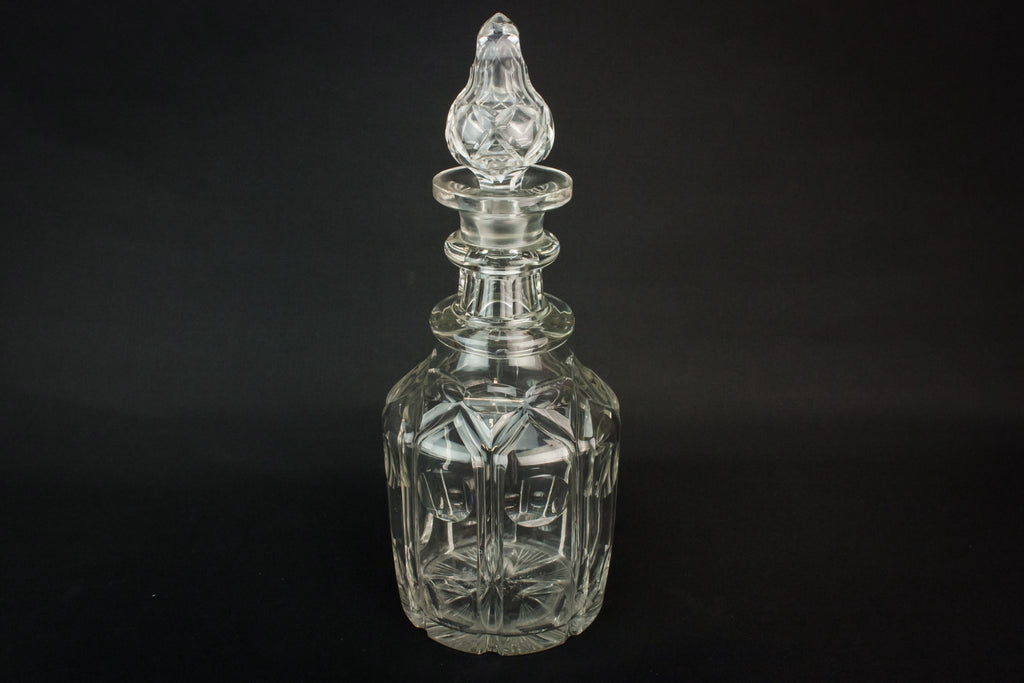 Cut glass sherry decanter