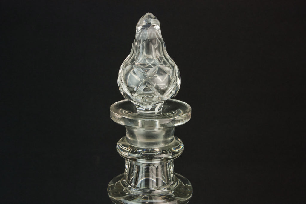 Cut glass sherry decanter