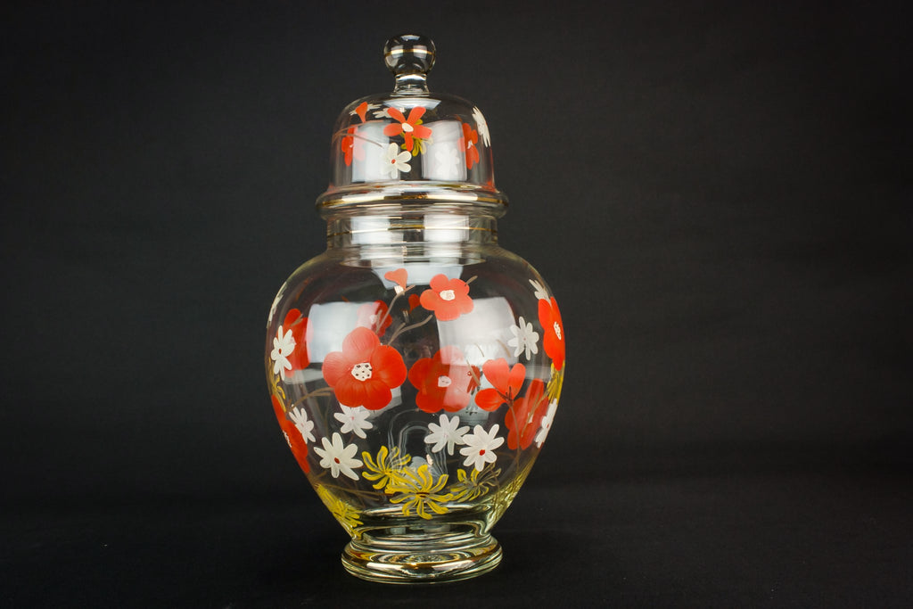 Mid-Century Modern glass jar