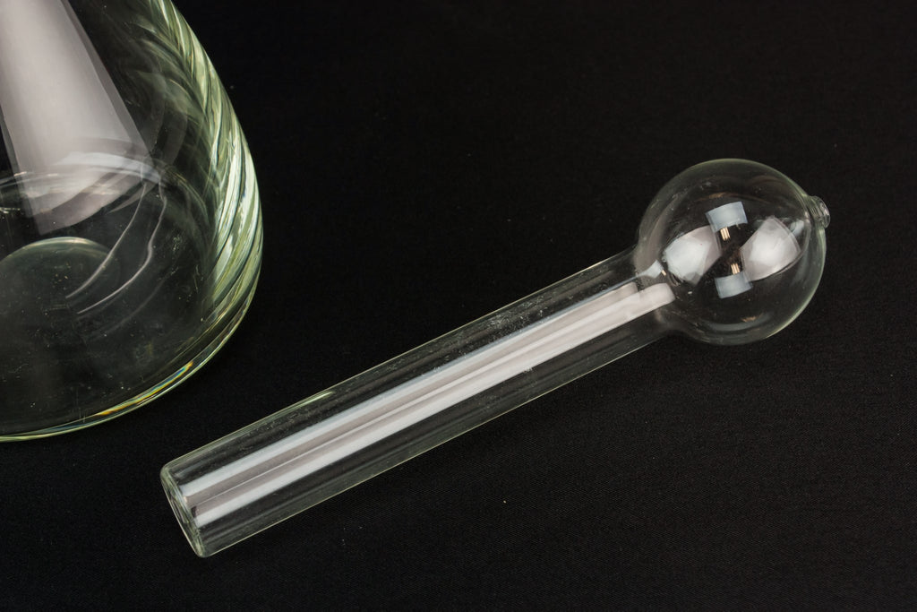 Glass incense or vase