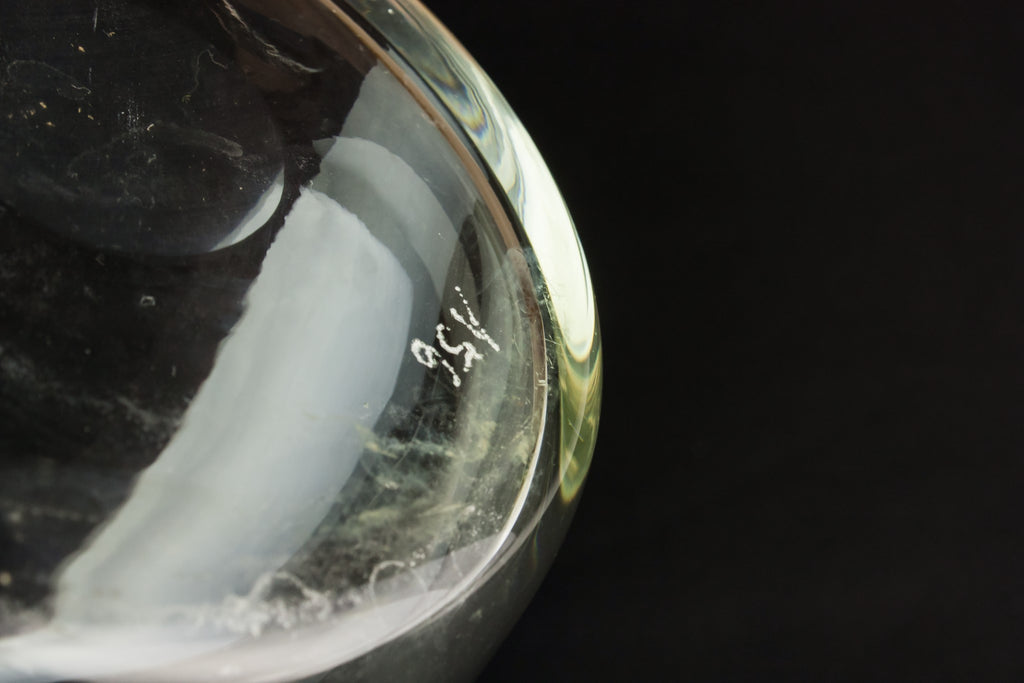 Glass incense or vase