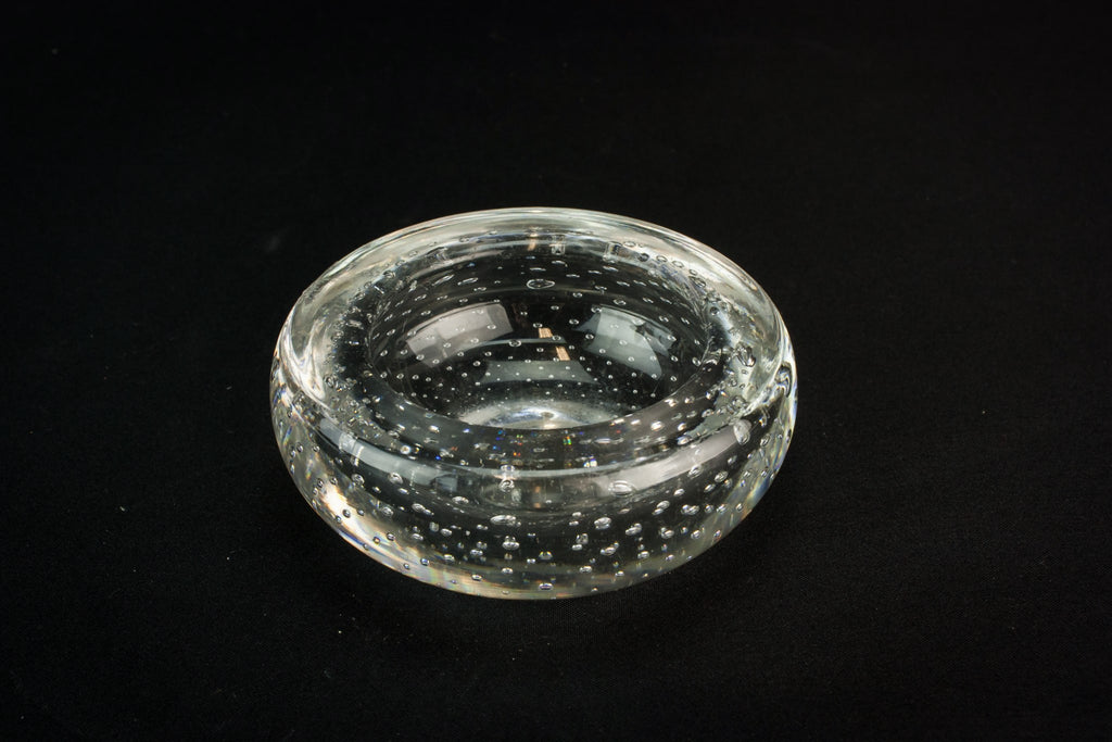 Modernist glass bowl