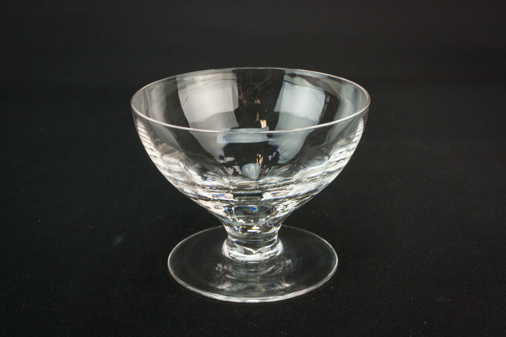 Blown glass dessert bowl