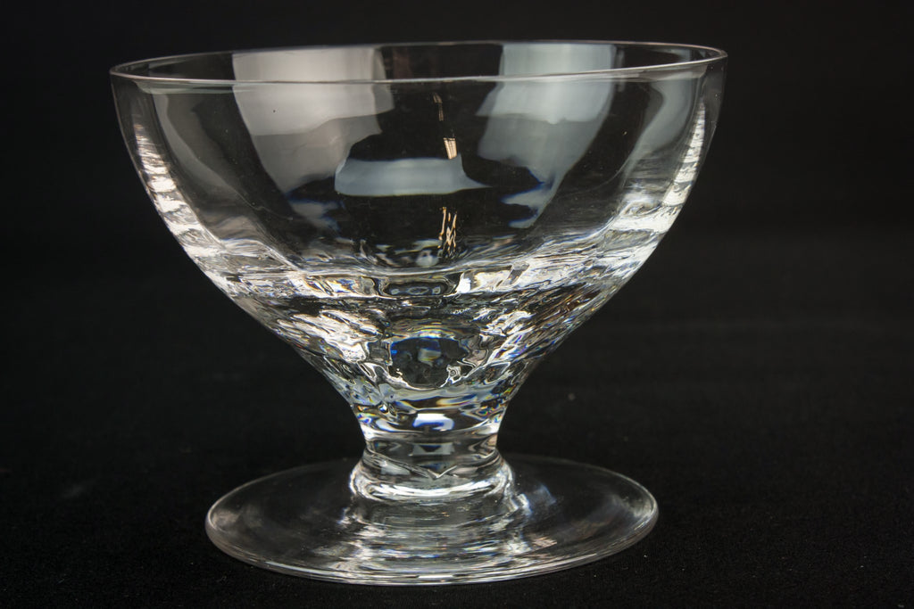 Blown glass dessert bowl