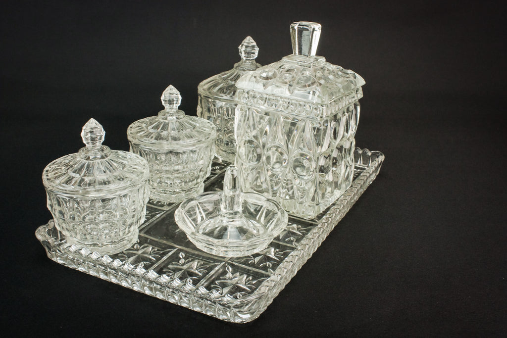 Art Deco dressing table tray