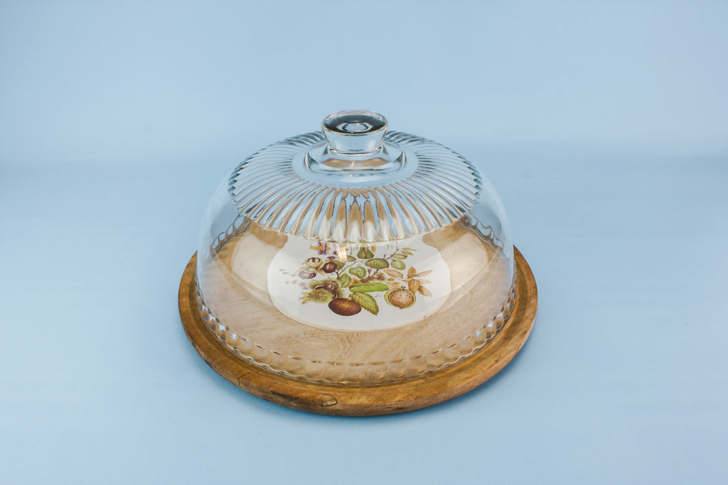Large cheese platter dome