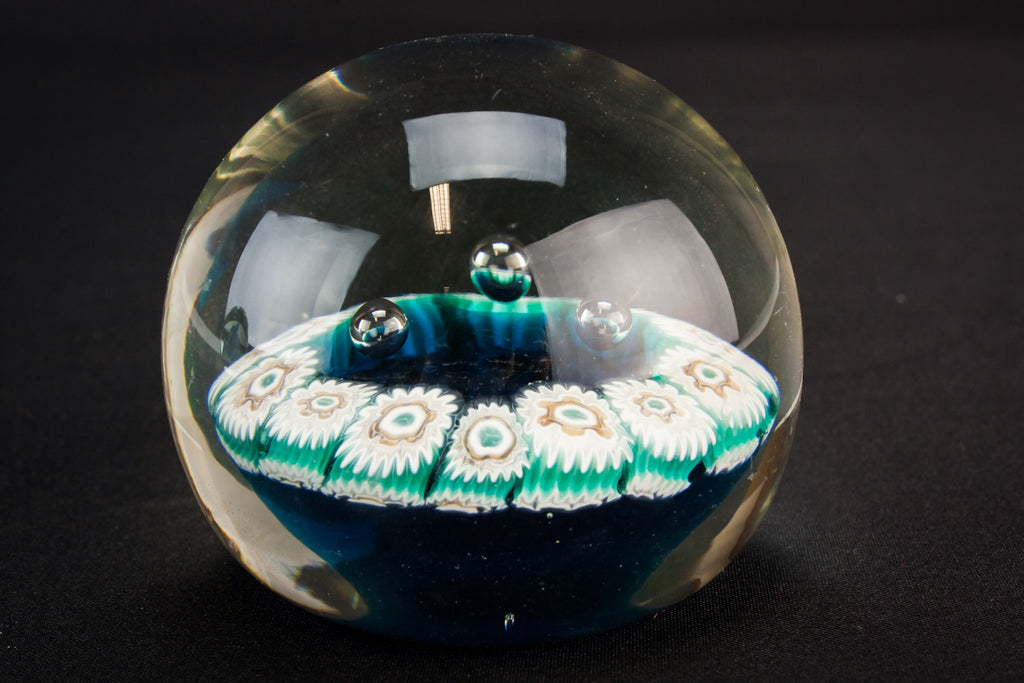 2 Murano glass paperweights