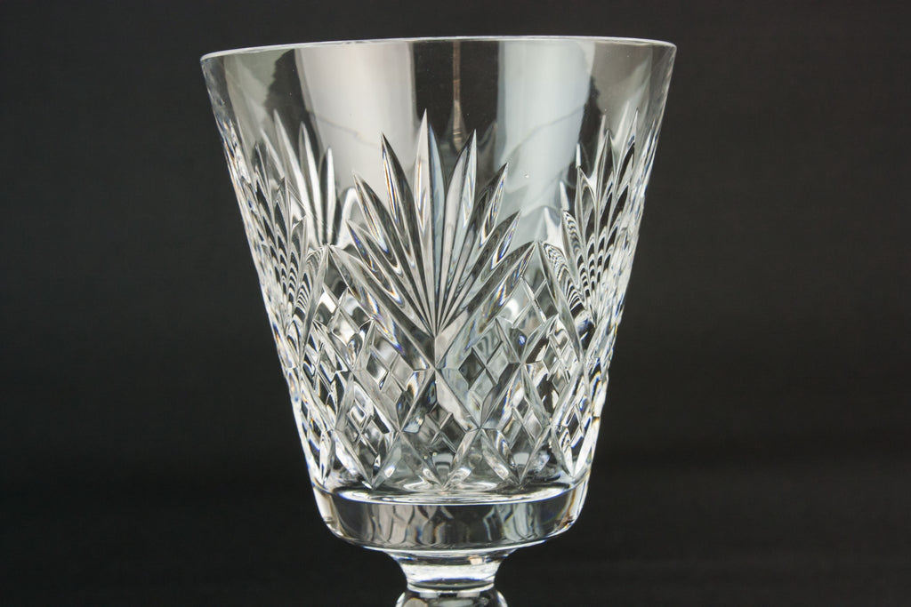 2 Webb Corbett wine glasses