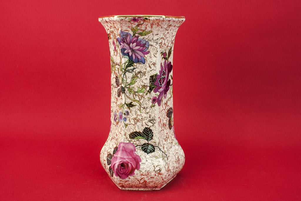 Medium hexagonal vase