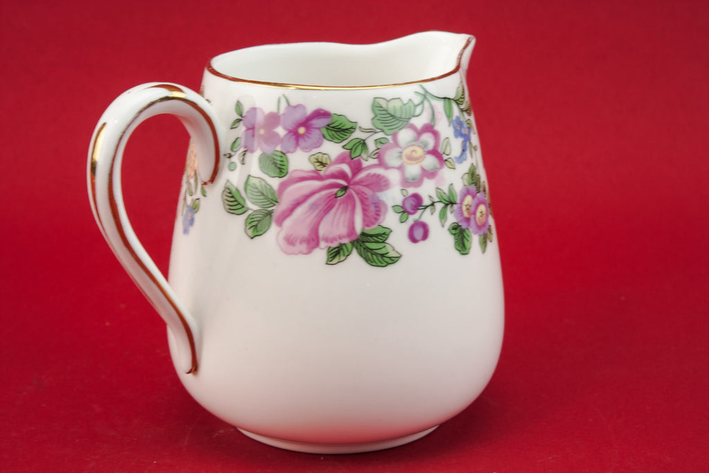 Green pottery creamer