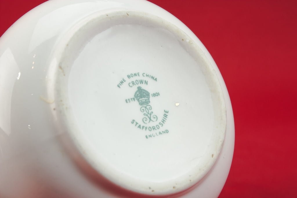 Green pottery creamer