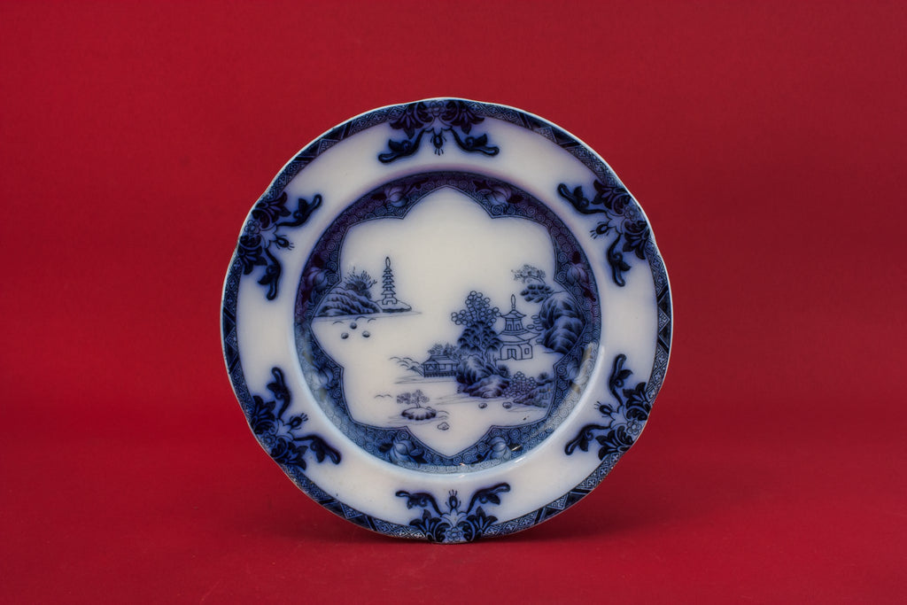 Victorian pottery plate