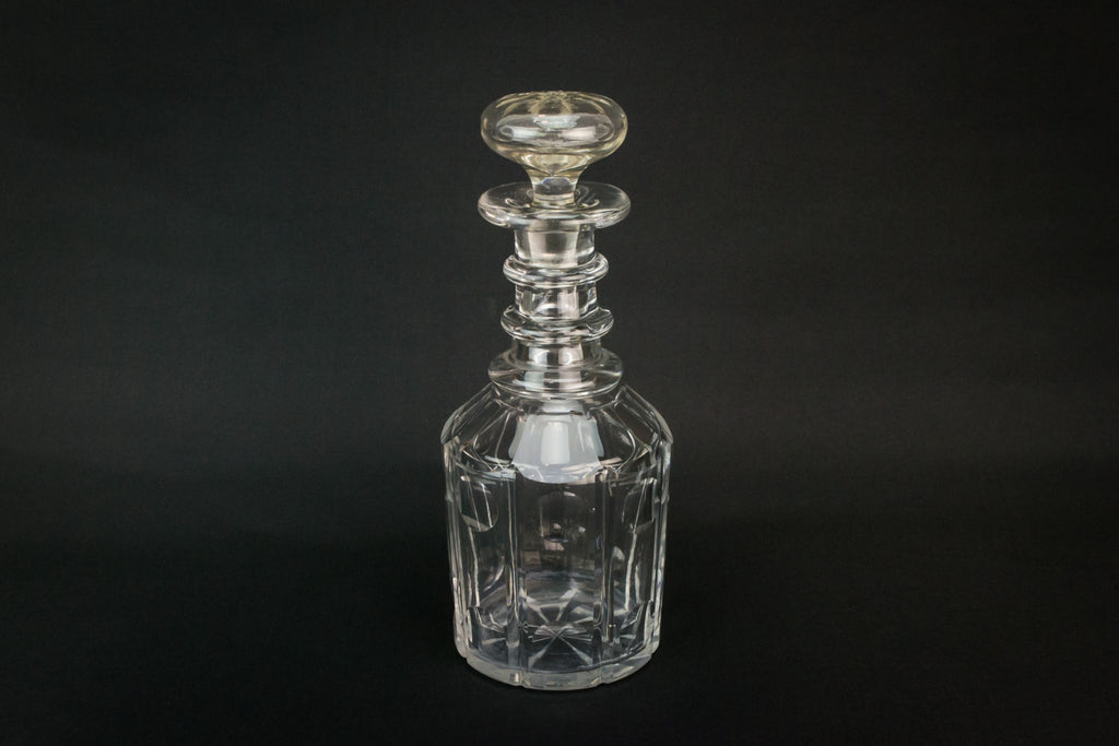 Cut glass port decanter