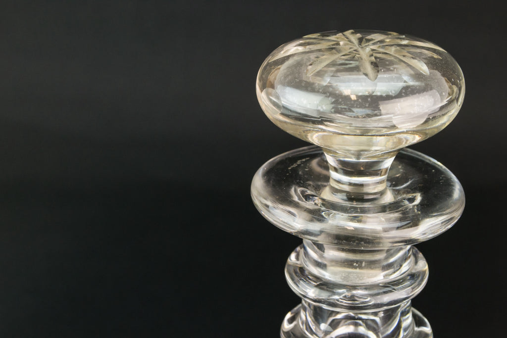 Cut glass port decanter