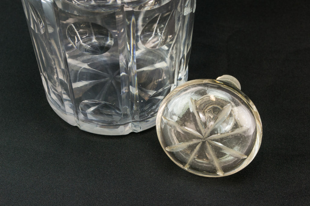 Cut glass port decanter