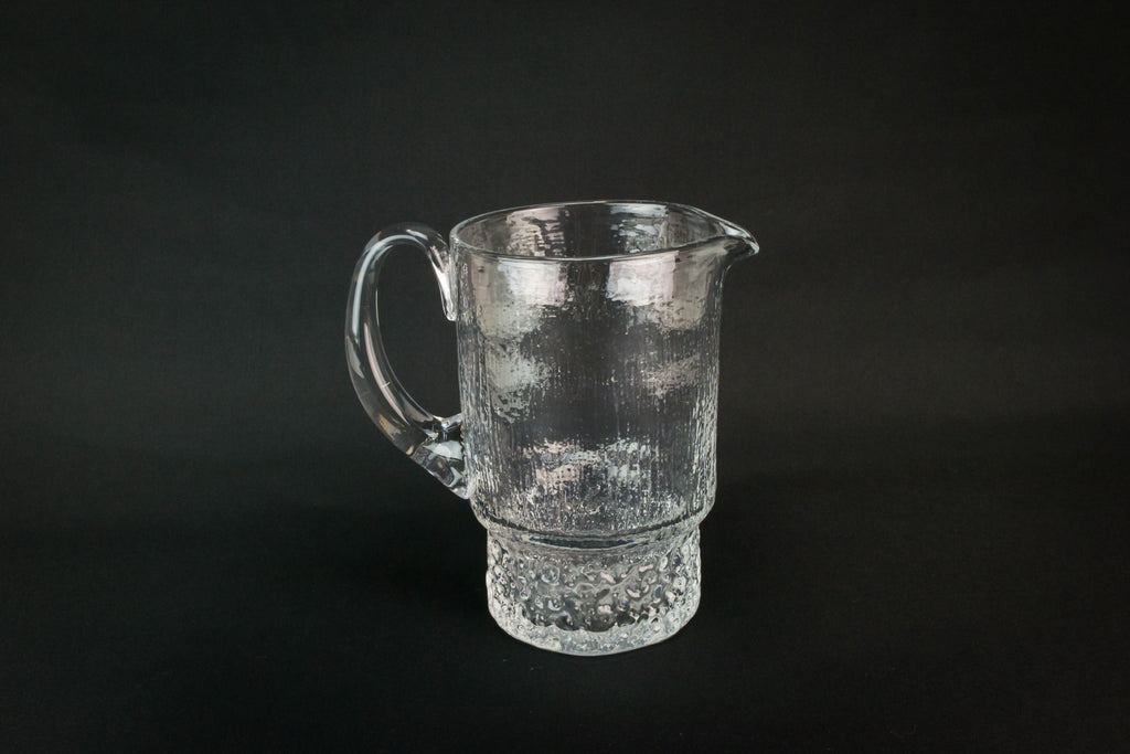 Frosted glass jug