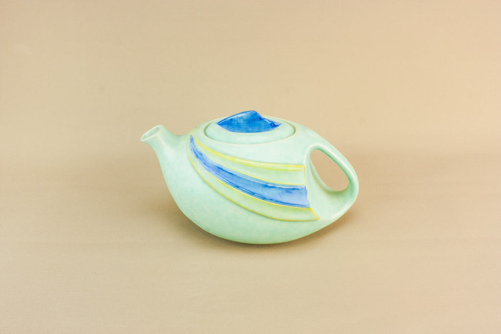 Art Deco pottery teapot