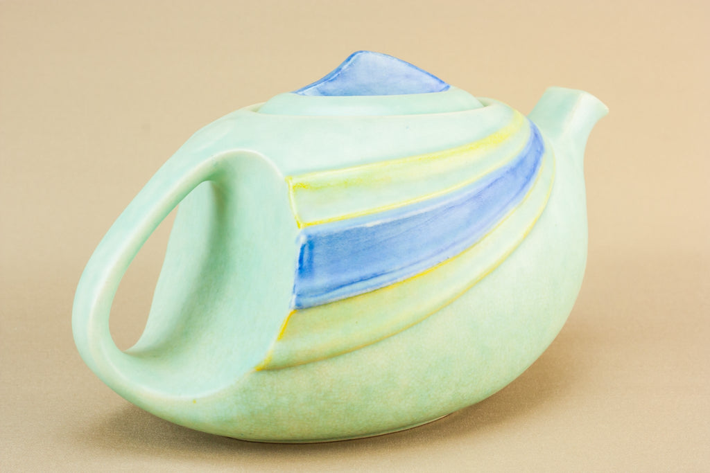 Art Deco pottery teapot