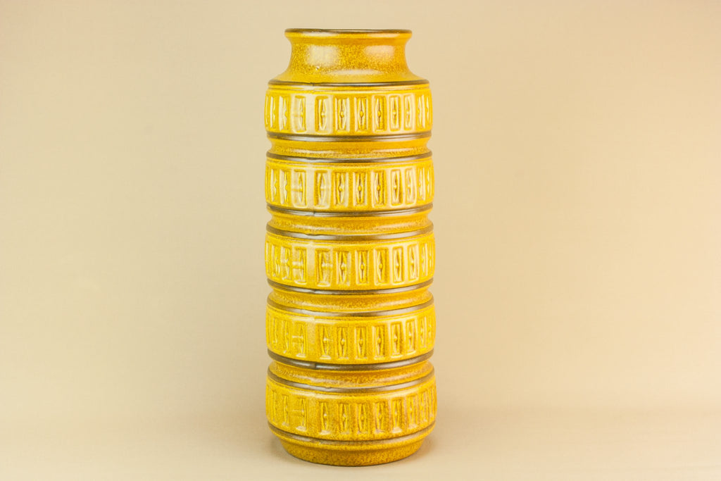 Tall cylinder lava vase