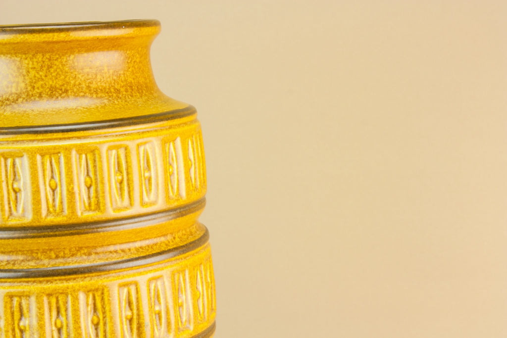 Tall cylinder lava vase