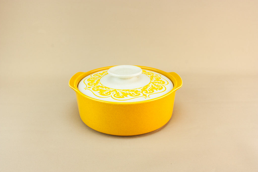 Yellow vegetable bowl