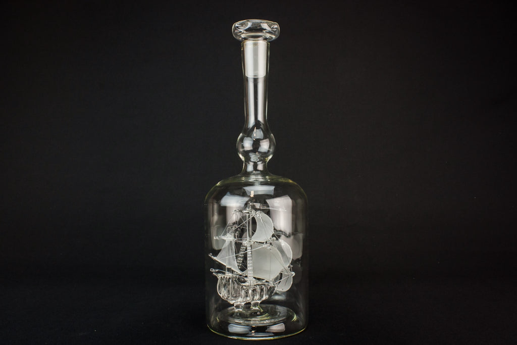 Ship in a bottle decanter