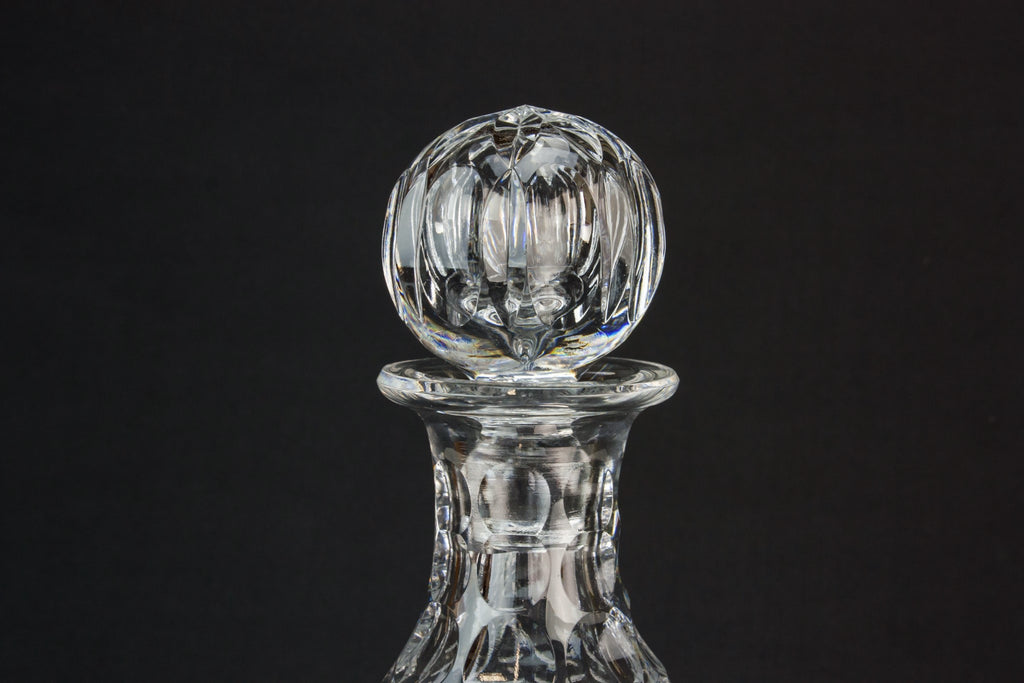 Tutbury cut glass decanter